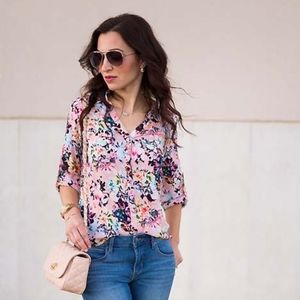Express Floral Portofino Shirt
